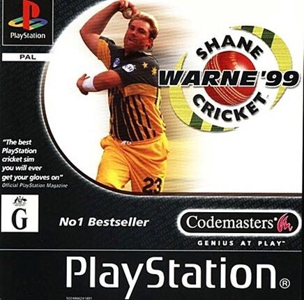 Game | Sony Playstation PS1 | Shane Warne 99 Cricket