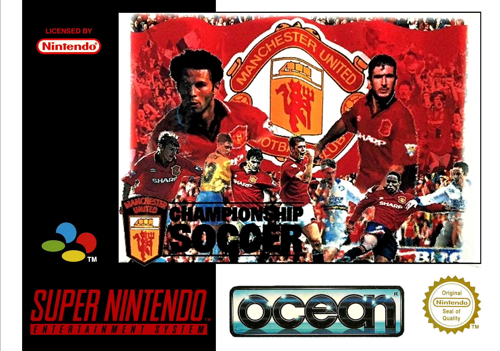 Game | Super Nintendo SNES | Manchester United Championship Soccer