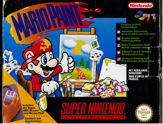 Game | Super Nintendo SNES | Mario Paint PAL
