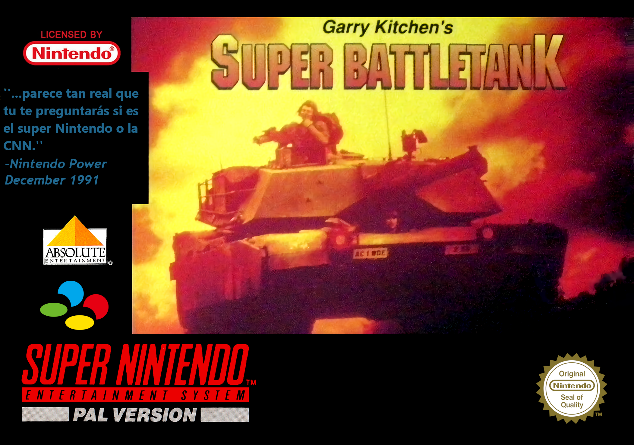 Game | Super Nintendo SNES | Super Battletank