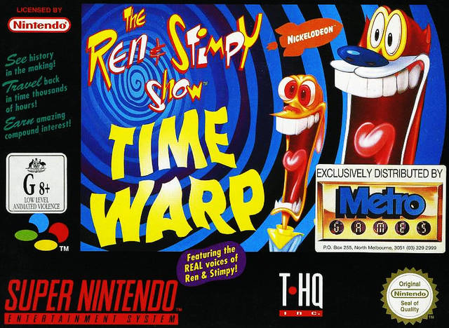 Game | Super Nintendo SNES | The Ren And Stimpy Show Time Warp