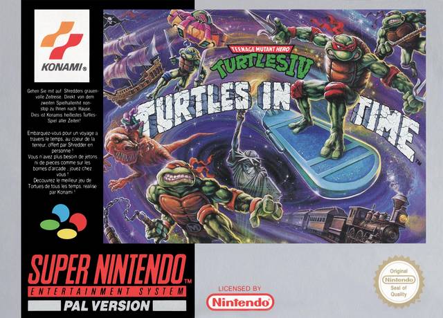 Game | Super Nintendo SNES | Teenage Mutant Hero Turtles IV Turtles in Time