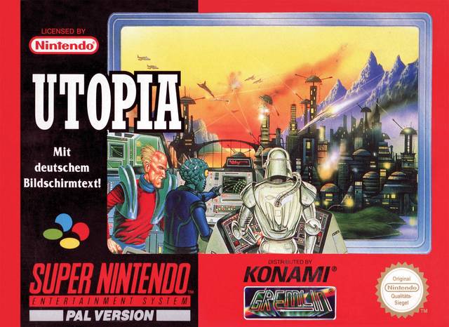 Game | Super Nintendo SNES | Utopia The Creation Of A Nation