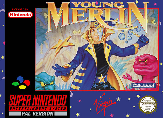Game | Super Nintendo SNES | Young Merlin PAL
