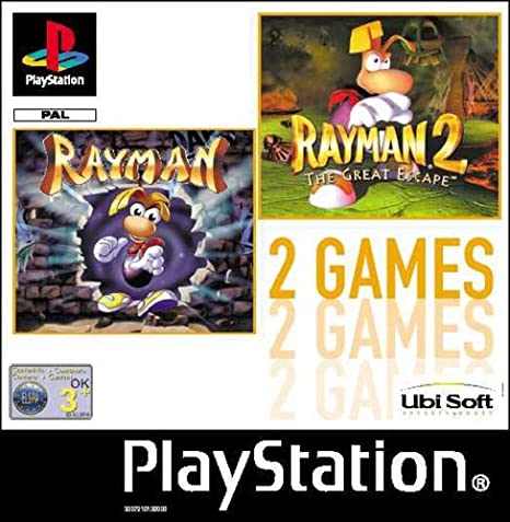 Game | Sony Playstation PS1 | Rayman 1 2 Game