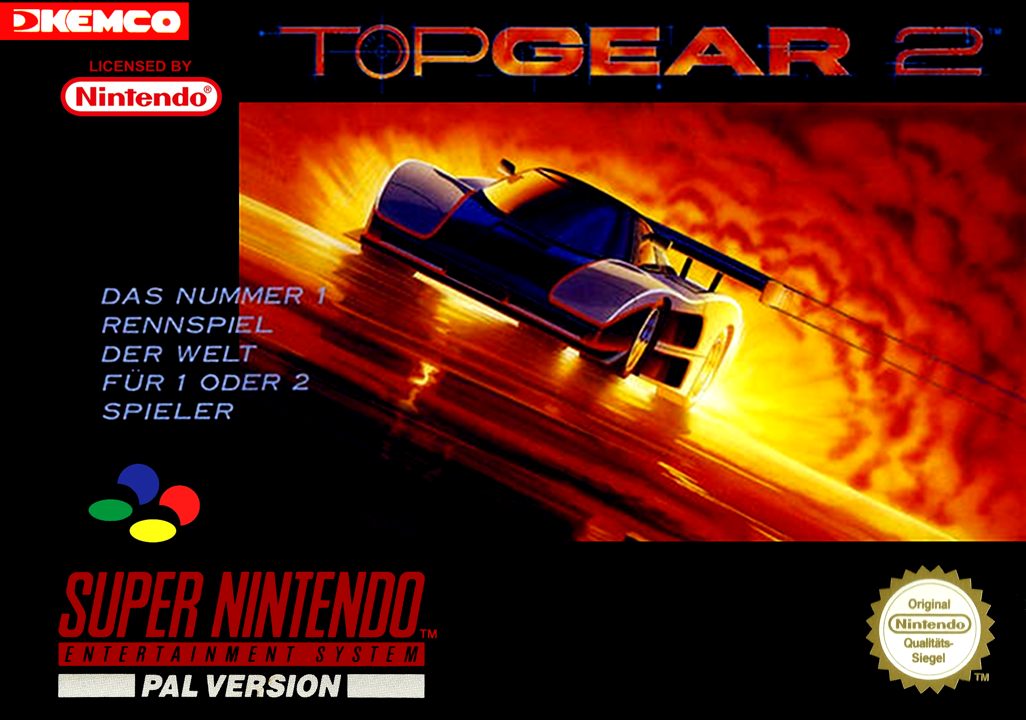 Game | Super Nintendo SNES | Top Gear 2