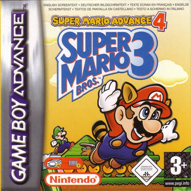 Game | Nintendo Gameboy  Advance GBA | Super Mario Advance 4: Super Mario Bros. 3