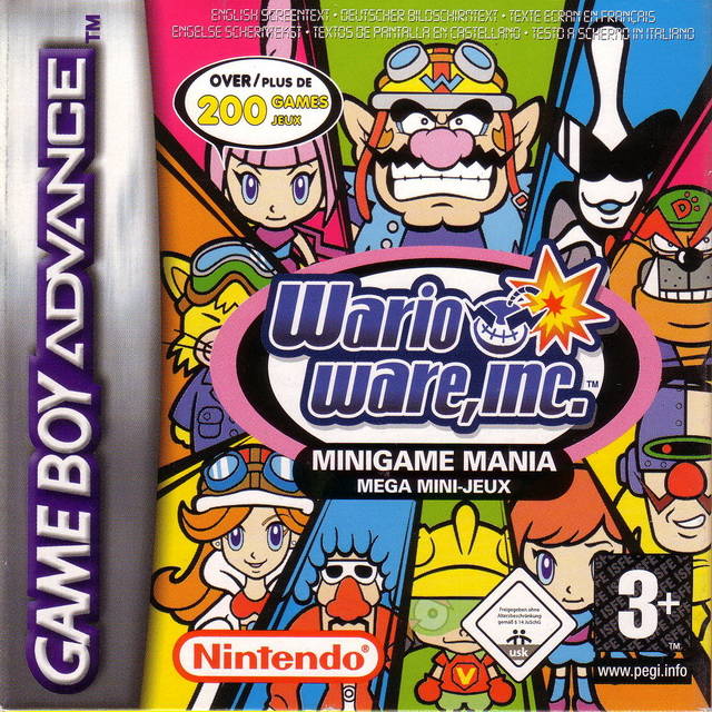 Game | Nintendo Gameboy  Advance GBA | Wario Ware Minigame Mania
