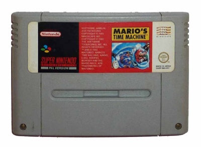 Game | Super Nintendo SNES | Mario's Time Machine