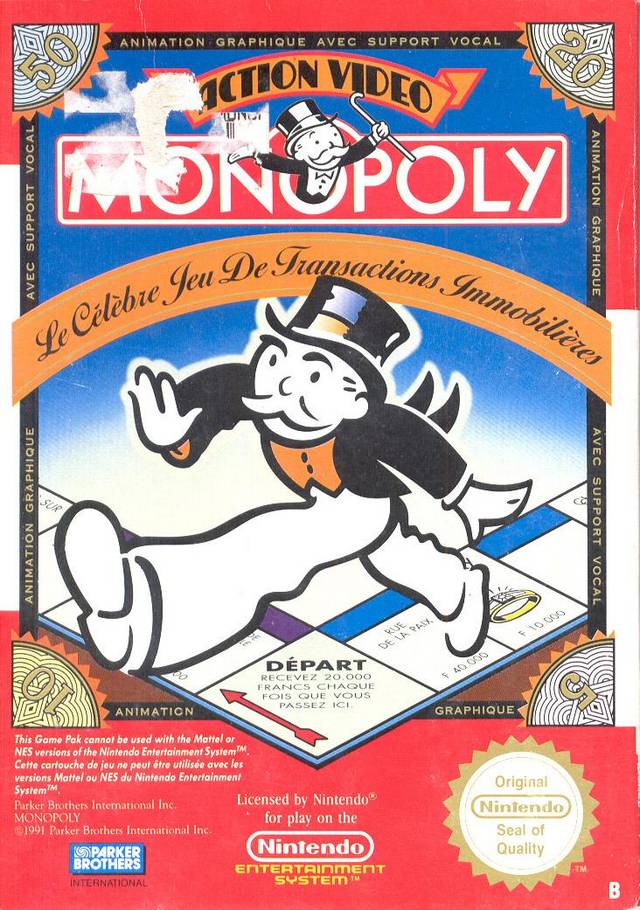 Game | Nintendo NES | Monopoly
