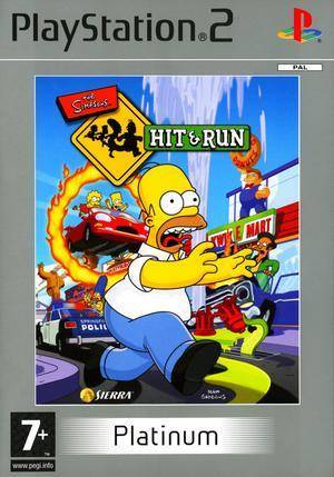 Game | Sony Playstation PS2 | The Simpsons Hit And Run [Platinum]