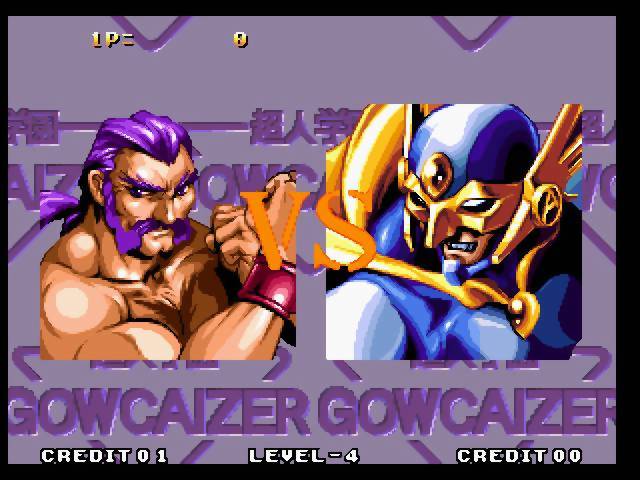Flyer Voltage Fighter Gowcaizer - SNK Neo Geo AES - Original Japon - Chirashi