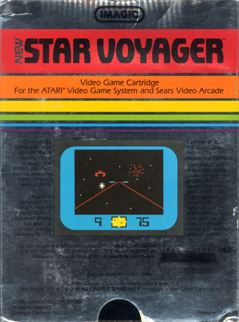 Game | Atari 2600 | Star Voyager [Text Label]