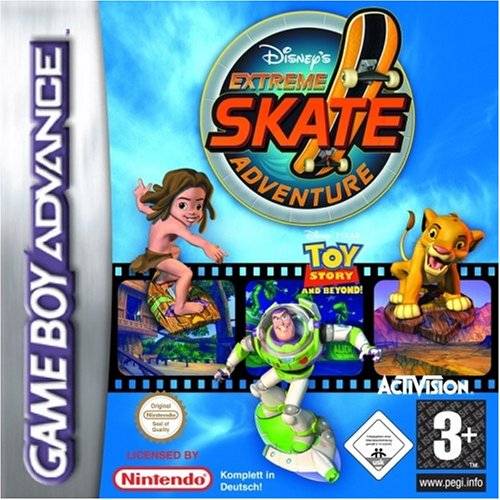 Game | Nintendo Gameboy  Advance GBA | Disney's Extreme Skate Adventure
