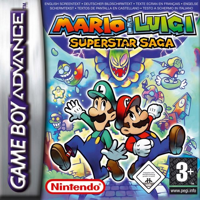 Game | Nintendo Gameboy  Advance GBA | Mario And Luigi Superstar Saga