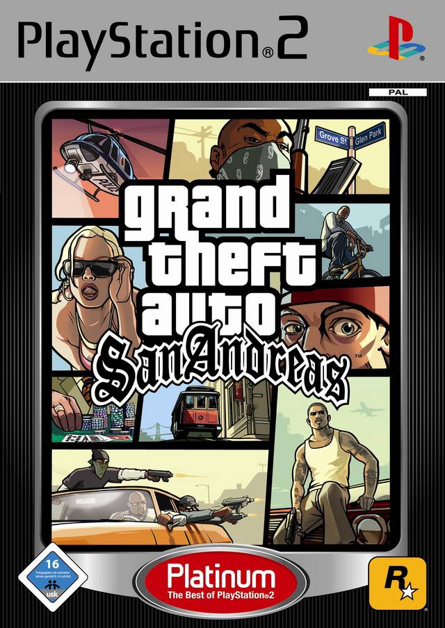 Game | Sony Playstation PS2 | Grand Theft Auto: San Andreas [Platinum]