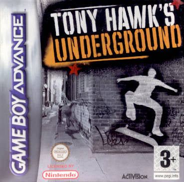 Game | Nintendo Game Boy Advance GBA | Tony Hawk Underground
