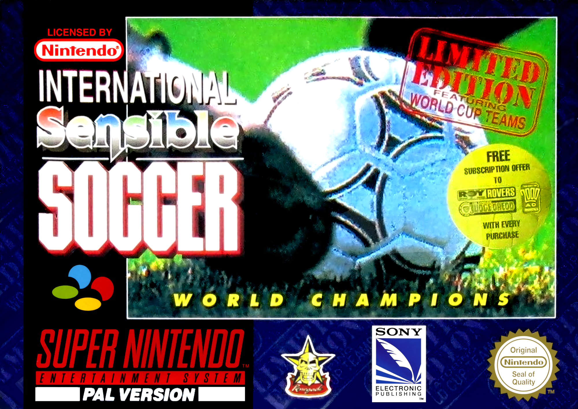 Game | Super Nintendo SNES | Sensible Soccer