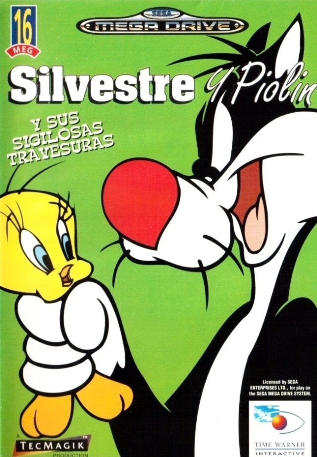 Game | Sega Mega Drive | Sylvester And Tweety In Cagey Capers