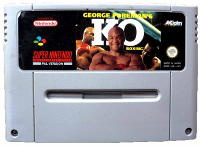 Game | Super Nintendo SNES | George Foreman's KO Boxing