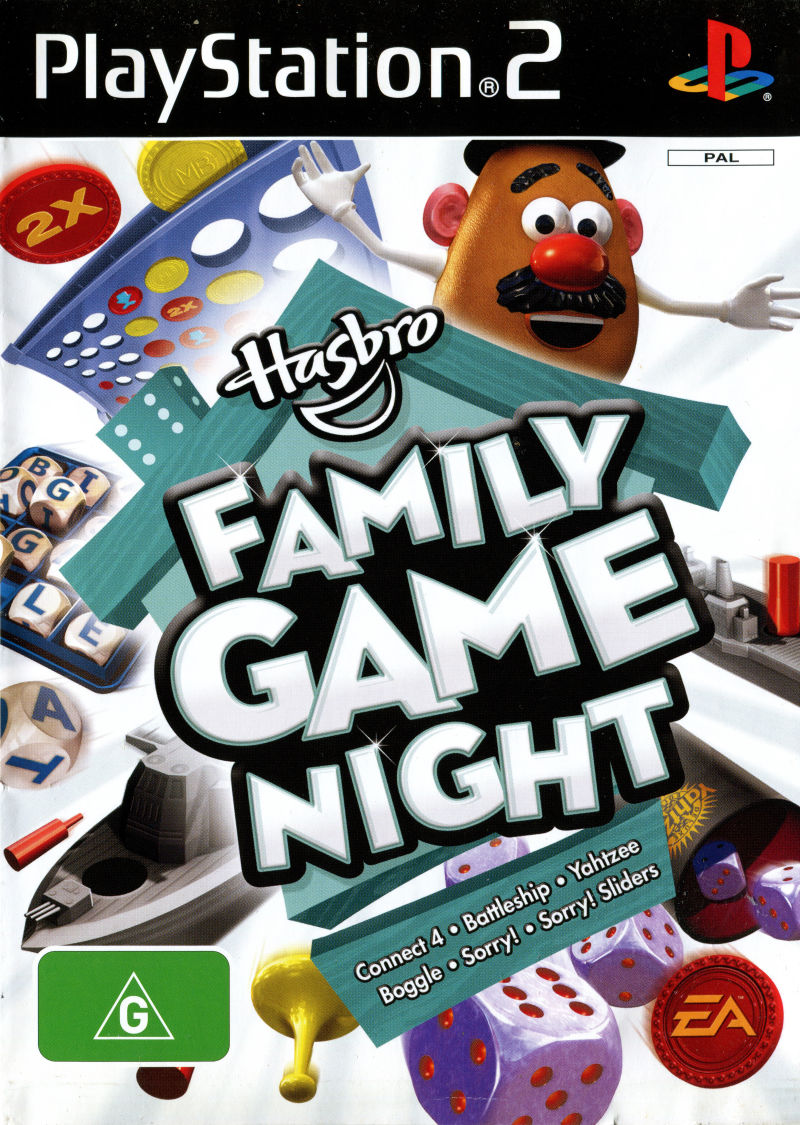 Game | Sony Playstation PS2 | PS2 Hasbro Family Game Night