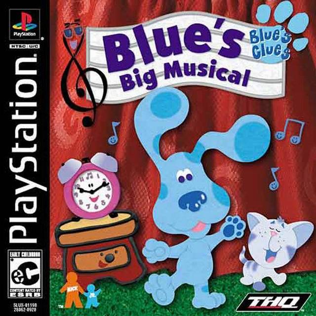Game | Sony Playstation PS1 | Blue's Clues Blue's Big Musical