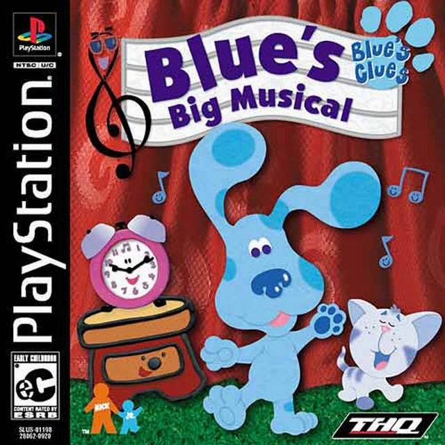 Game | Sony PlayStation PS1 | Blue's Clues Blue's Big Musical