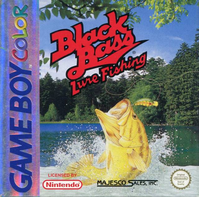 Game | Nintendo Gameboy  Color GBC | Black Bass Lure Fishing