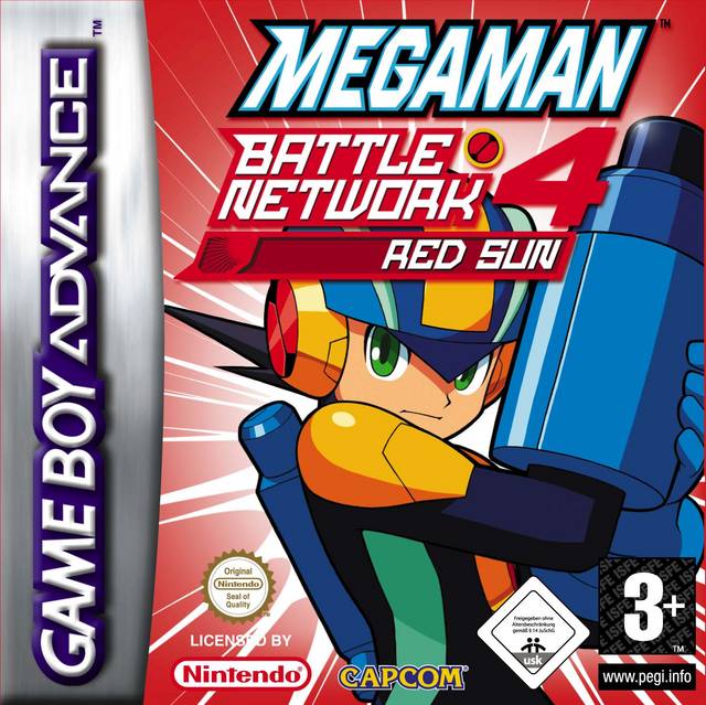 Game | Nintendo Gameboy  Advance GBA | Mega Man Battle Network 4: Red Sun