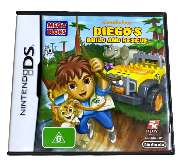 Game | Nintendo DS | Nickelodeon Diego's Build And Rescue