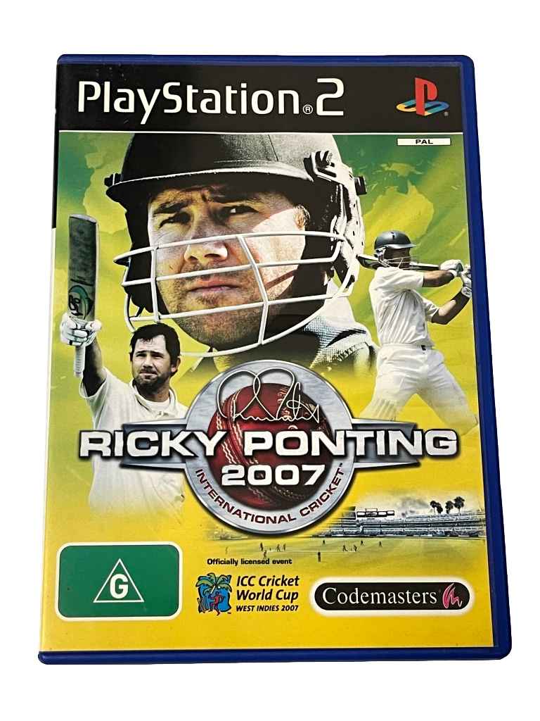 Game | Sony PlayStation PS2 | Ricky Ponting International Cricket 2007