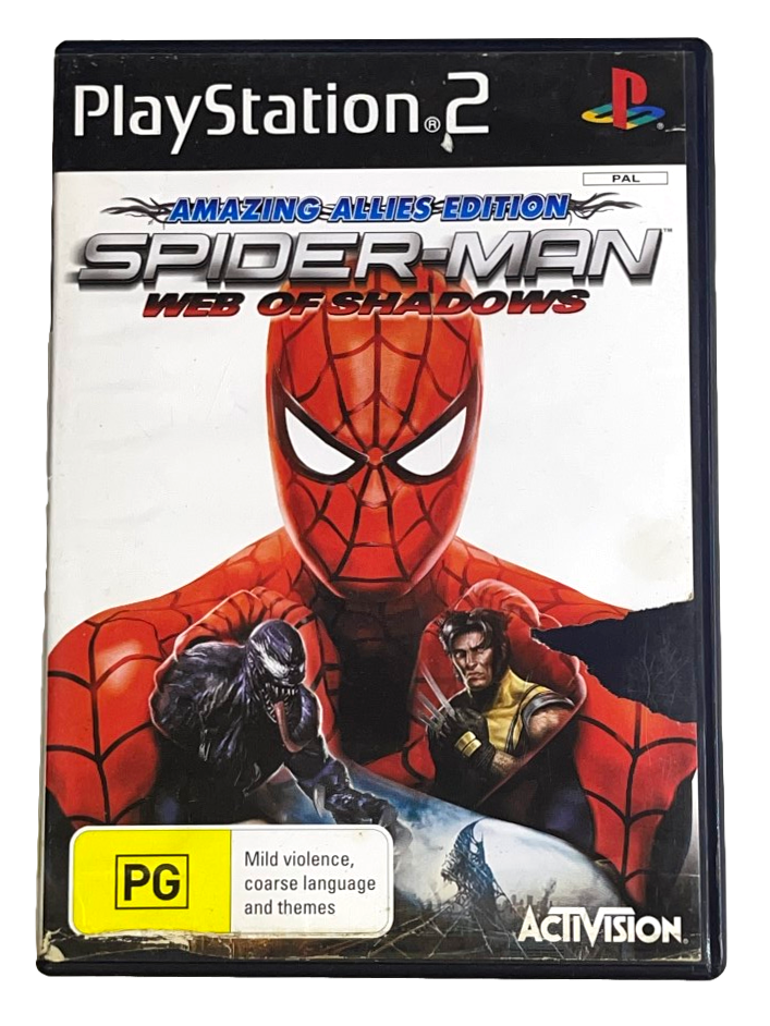 Game | Sony Playstation PS2 | Spiderman: Web Of Shadows Amazing Allies Edition
