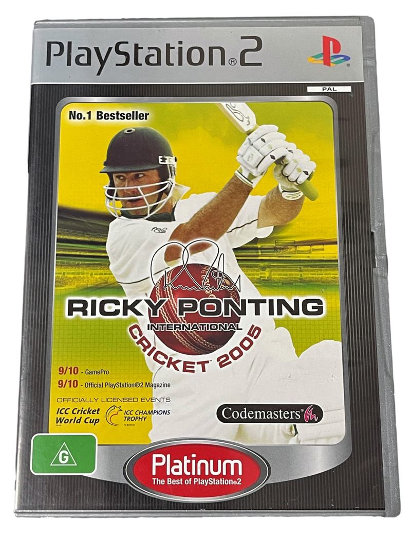 Game | Sony Playstation PS2 | Ricky Ponting International Cricket 2005 [Platinum]