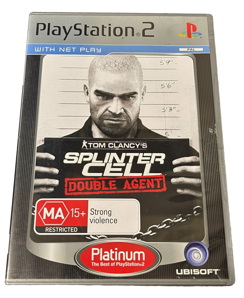 Game | Sony Playstation PS2 | Splinter Cell Double Agent [Platinum]