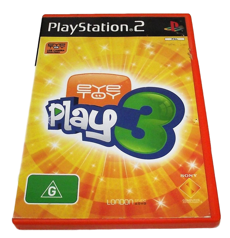 Game | Sony Playstation PS2 | Eye Toy Play 3