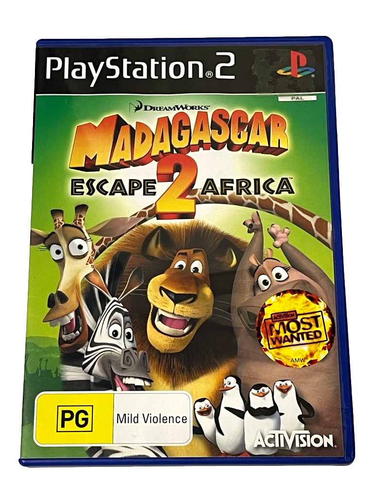 Game | Sony Playstation PS2 | Madagascar: Escape 2 Africa