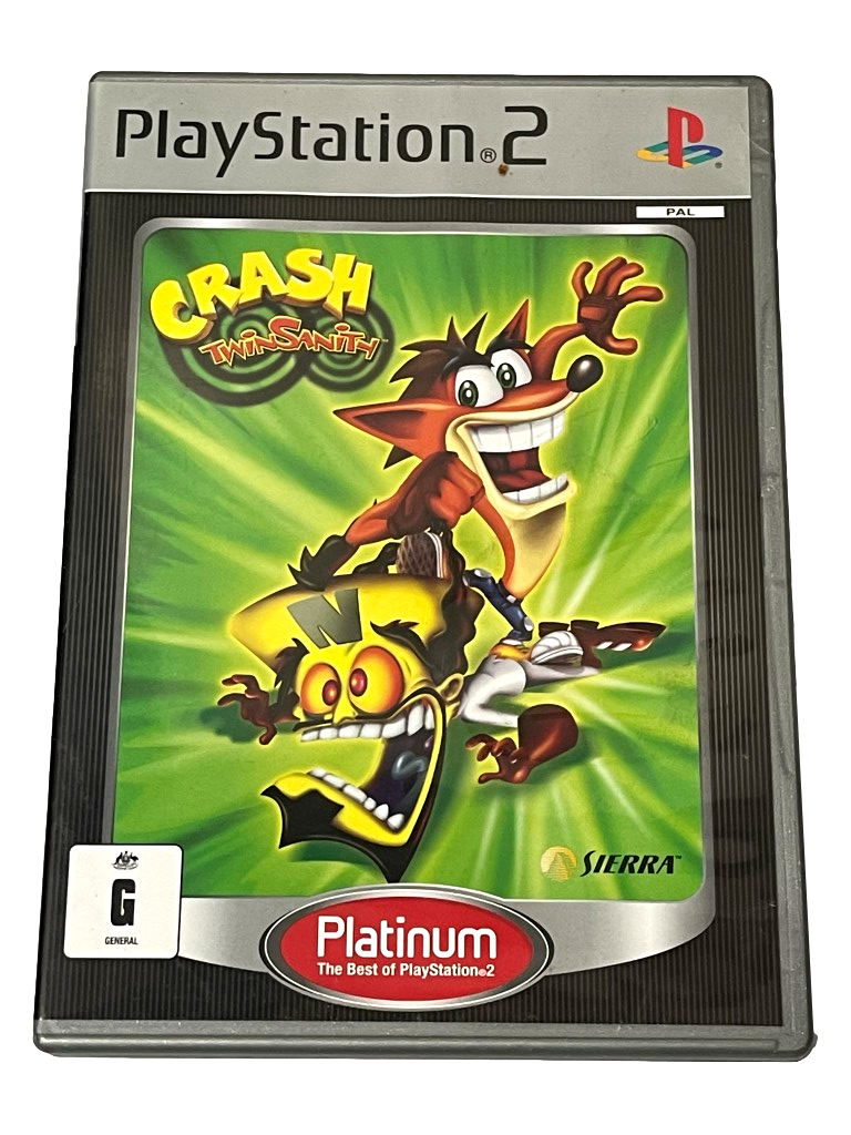 Game | Sony Playstation PS2 | Crash TwinSanity Platinum