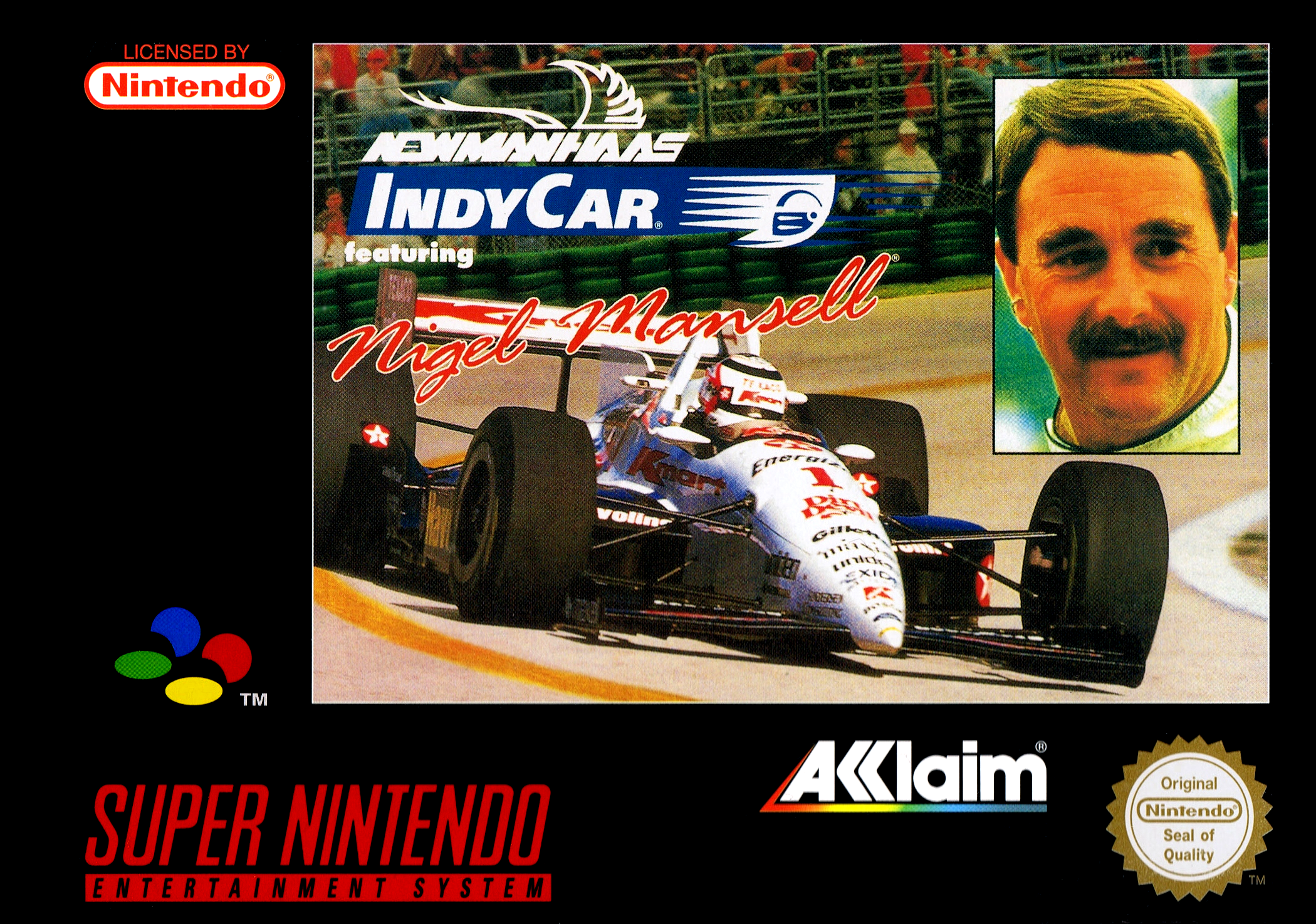 Game | Super Nintendo SNES | Nigel Mansell Indy Car