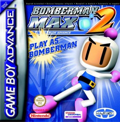 Game | Nintendo Gameboy  Advance GBA | Bomberman Max 2: Blue Advance