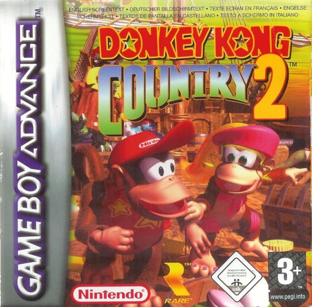 Game | Nintendo Gameboy  Advance GBA | Donkey Kong Country 2
