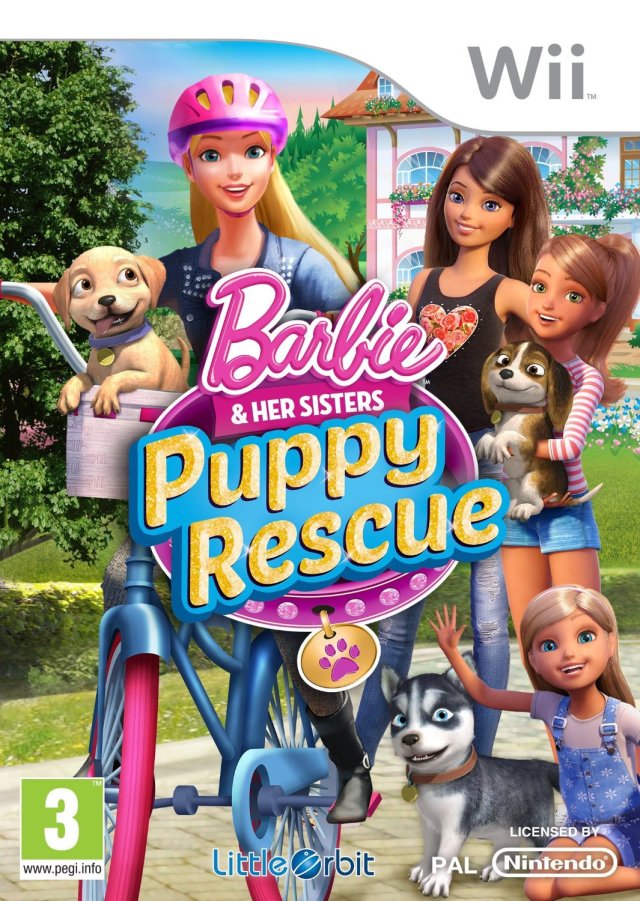 Game | Nintendo Wii | Barbie And Her Sisters: Puppy Rescue