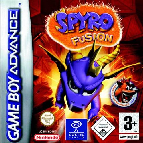 Game | Nintendo Gameboy  Advance GBA | Spyro Fusion