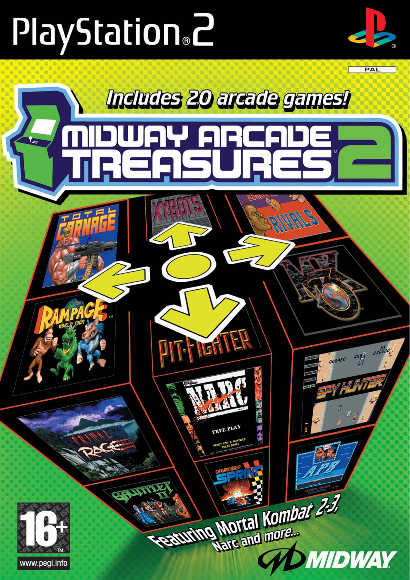 Game | Sony Playstation PS2 | Midway Arcade Treasures 2