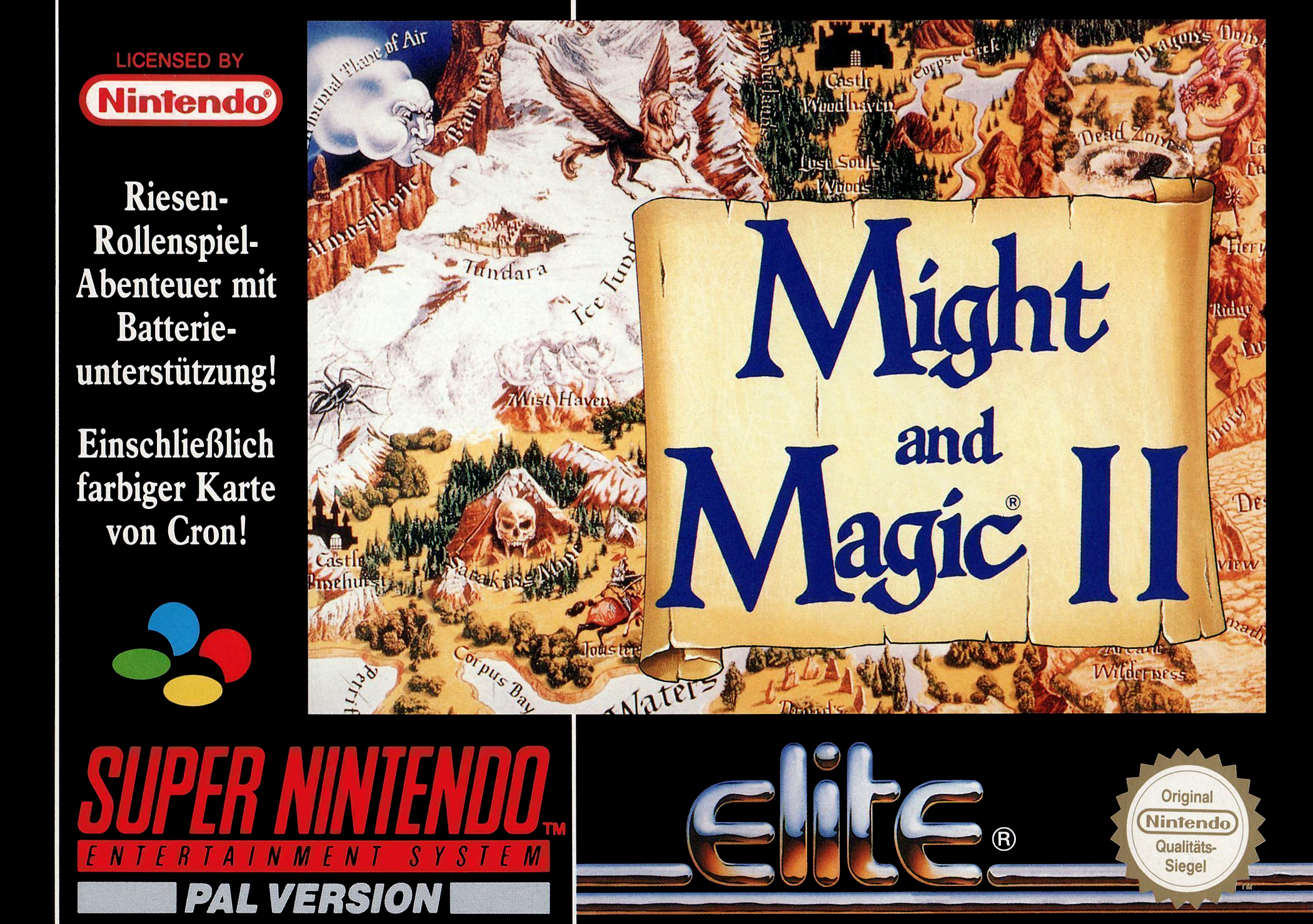 Game | Super Nintendo SNES | Might And Magic II