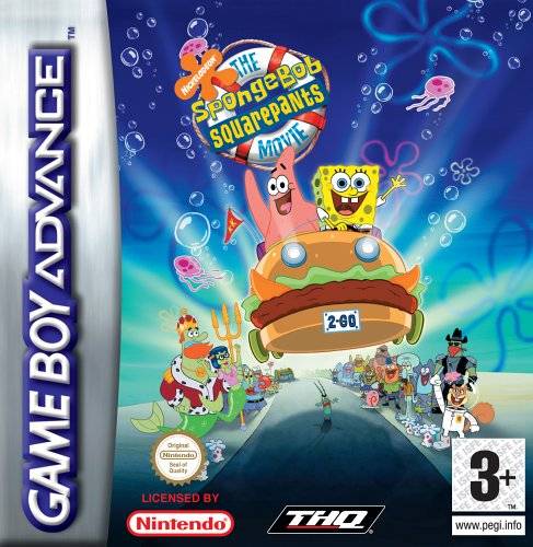 Game | Nintendo Gameboy  Advance GBA | SpongeBob SquarePants The Movie