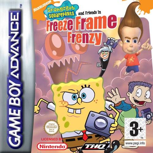 Game | Nintendo Game Boy Advance GBA | SpongeBob SquarePants And Friends: Freeze Frame Frenzy