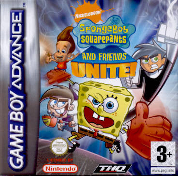 Game | Nintendo Game Boy Advance GBA | SpongeBob SquarePants And Friends Unite