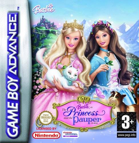 Game | Nintendo Game Boy Advance GBA | Barbie As The Princess And The Pauper