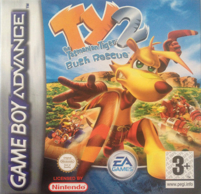 Game | Nintendo Game Boy Advance GBA | Ty The Tasmanian Tiger 2: Bush Rescue