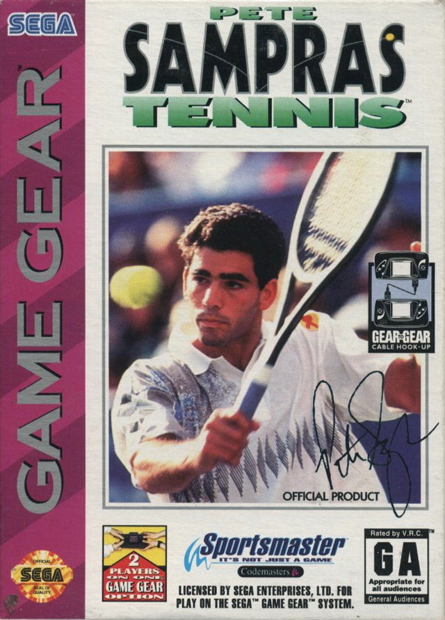 Game | SEGA Game Gear | Pete Sampras Tennis